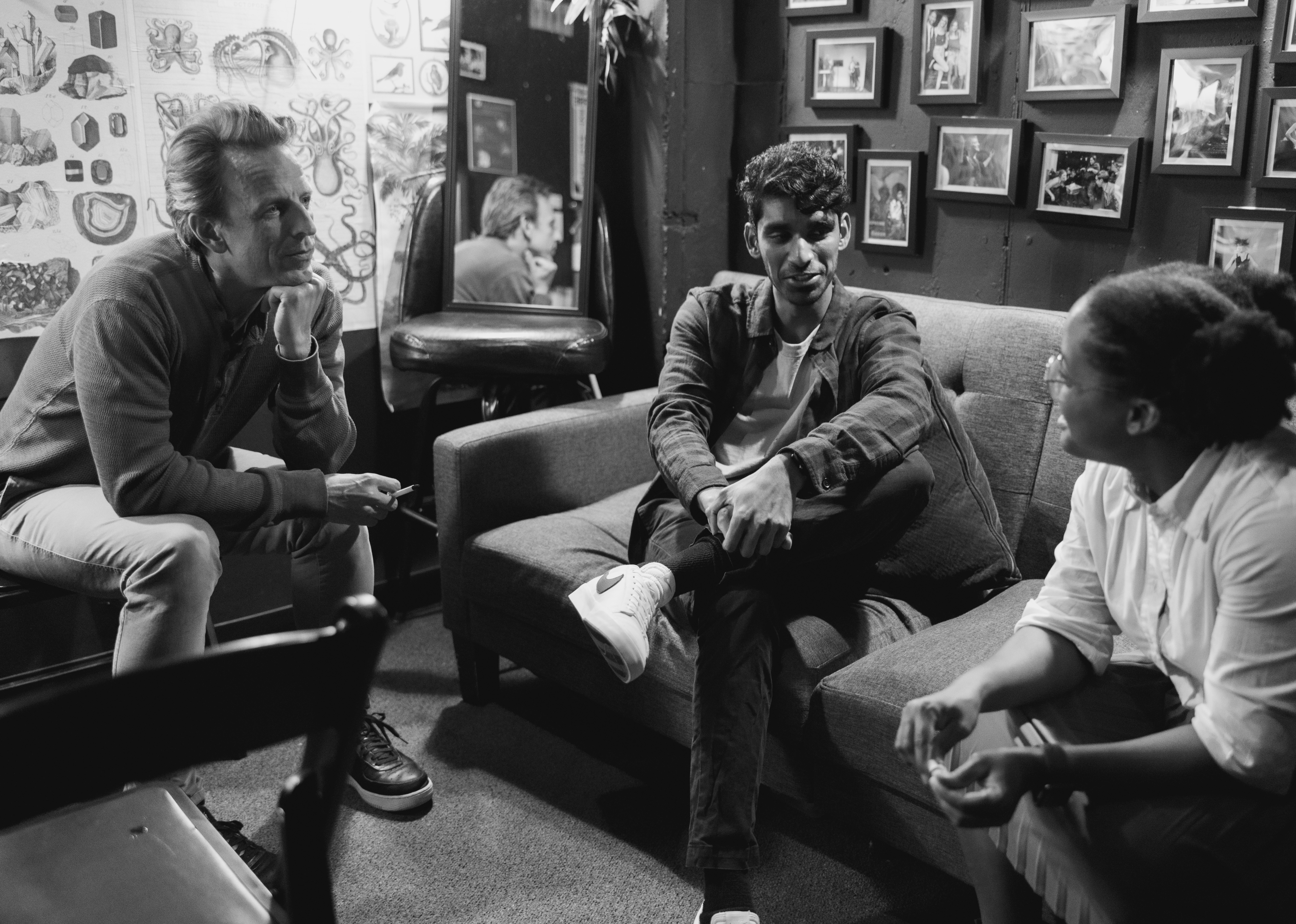 Green room picture with Seth Meyers